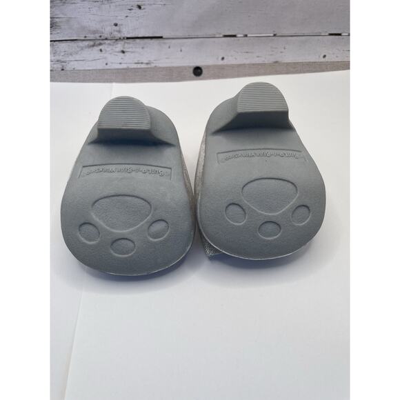 Build A Bear Cinderella Glass Slippers Silver Clear Sparkle Heel W/ Gem Bow 2014 - Picture 2 of 4